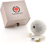 Gefilzter Wollball mit integriertem Duftfach