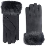 Gefütterte Lederhandschuhe