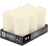 Weiße Stumpenkerzen