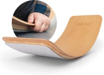 Balance Board mit Fingerschutz und Filzüberzug