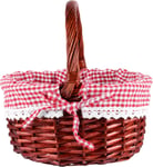 Angoily Wicker Picknick Korb