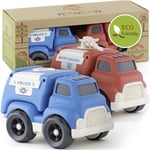 Nachhaltige Spielzeug-Fahrzeuge für umweltbewusste Familien - Feuerwehr & Polizei